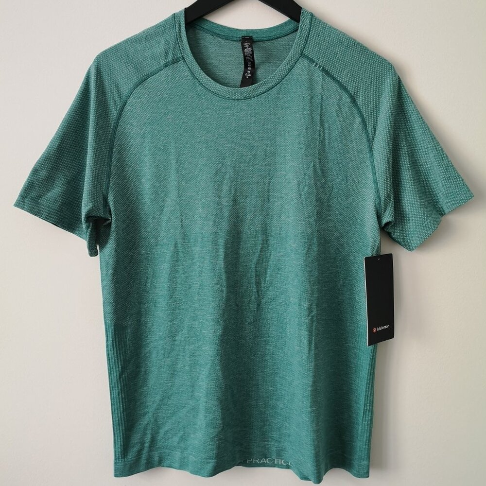 NWT LULULEMON DELM/TLLG Mint Green Metal Vent Tech SS 2.0 Top Shirt Men's XXL